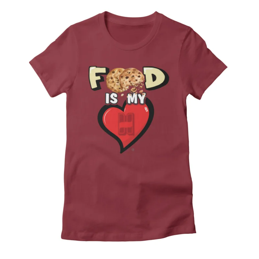 Cookies Love Red T-shirt for Women