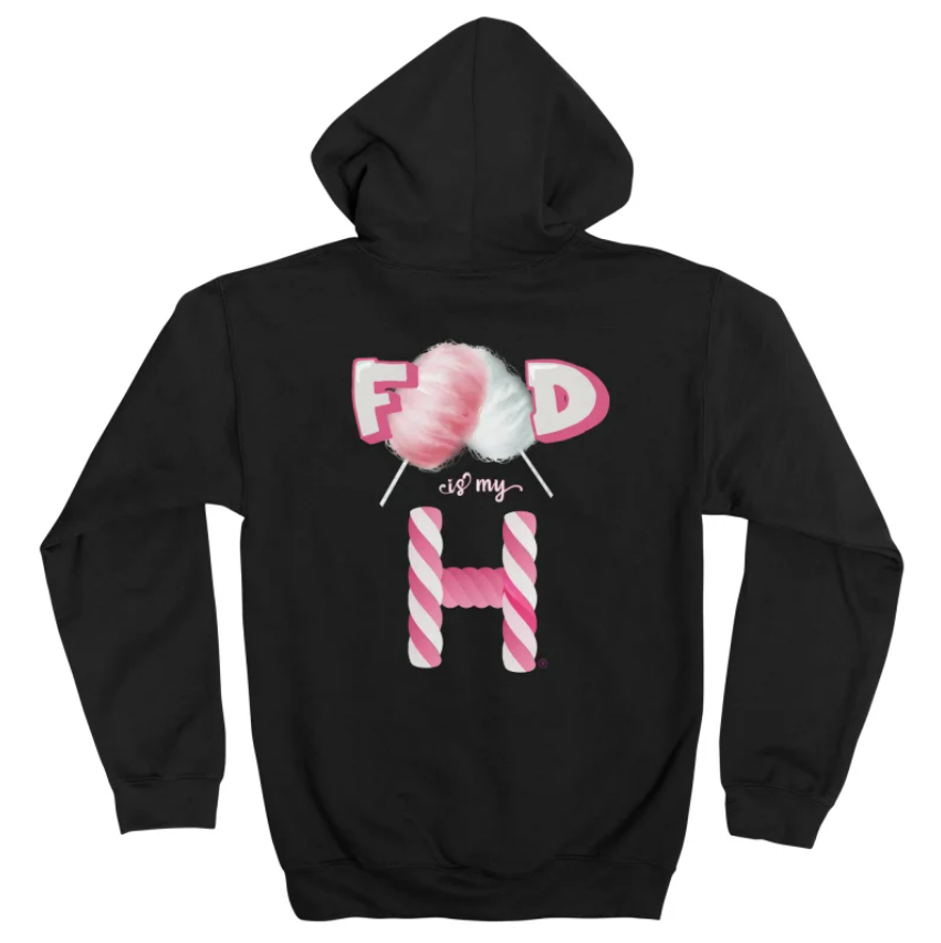 Easter Zip-Up Hoodie with Cotton Candy