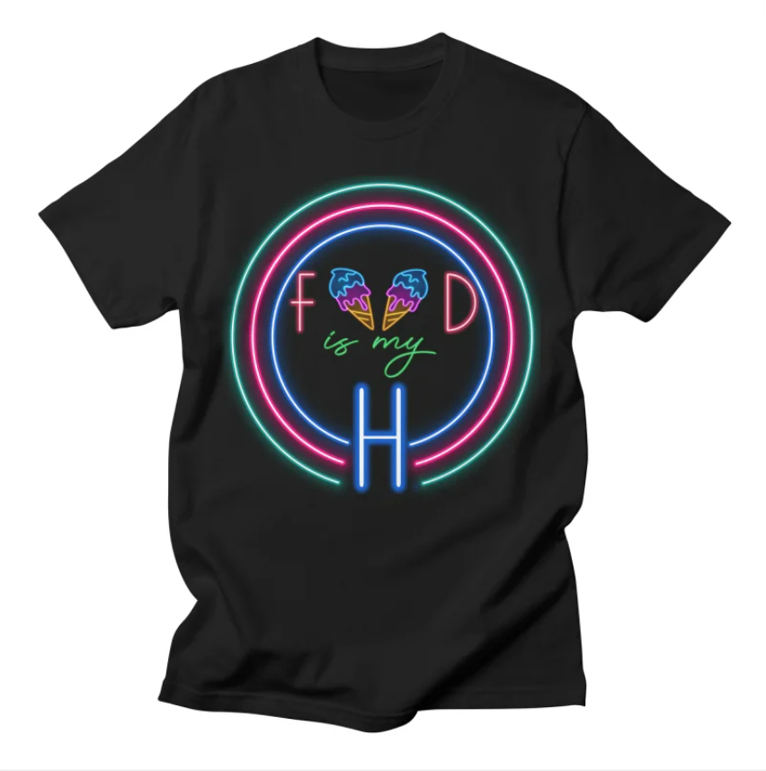 Ice cream Neon T-shirt