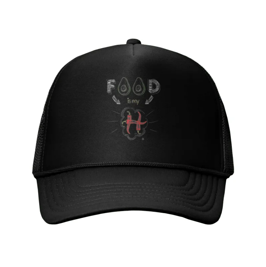 Black Avocado Trucker Hat
