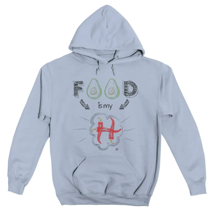 Blue Avocado Pullover Hoodie