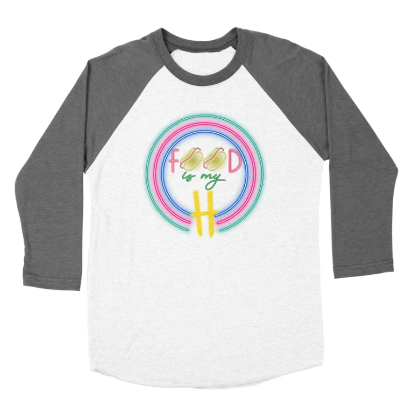 Hot Dog Neon Beige Long Sleeve Shirt