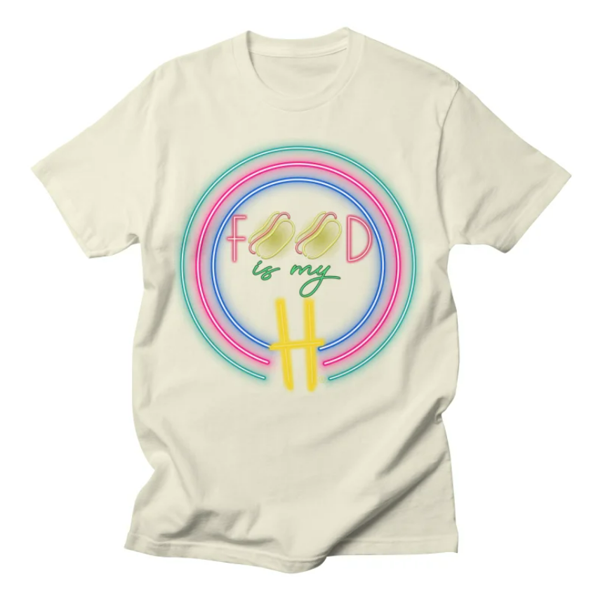 Hot Dog Neon Beige Shirt