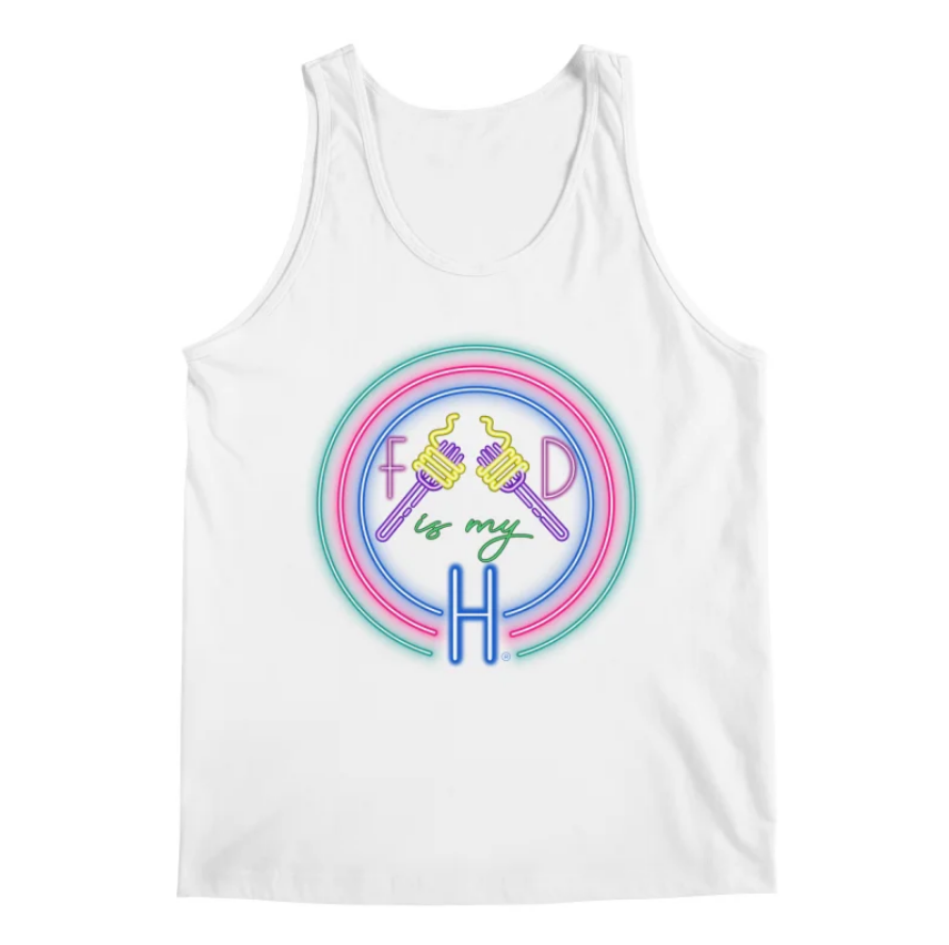 White Pasta Tank Top