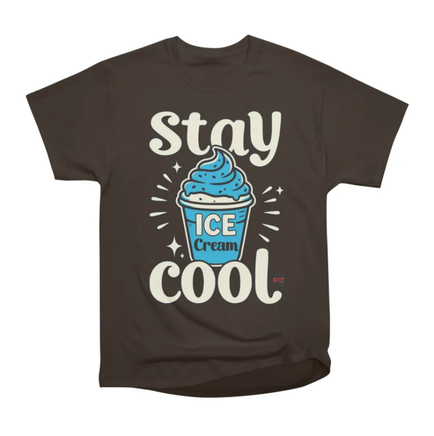 Brown Ice Cream Shirt