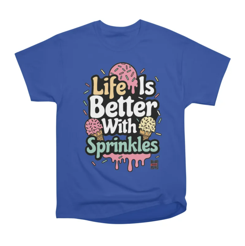 Dark Blue Ice Cream Shirt