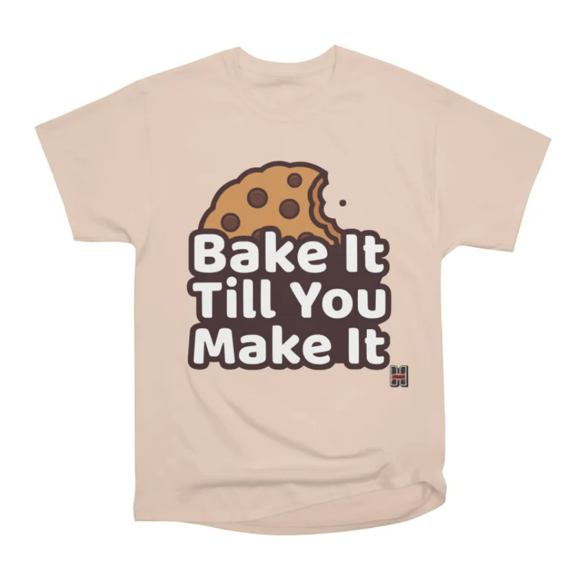 beige cookie t-shirt