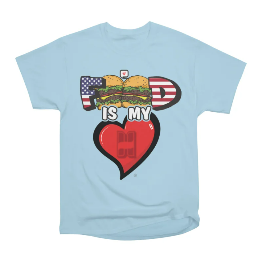 blue 4th of July t-shirt