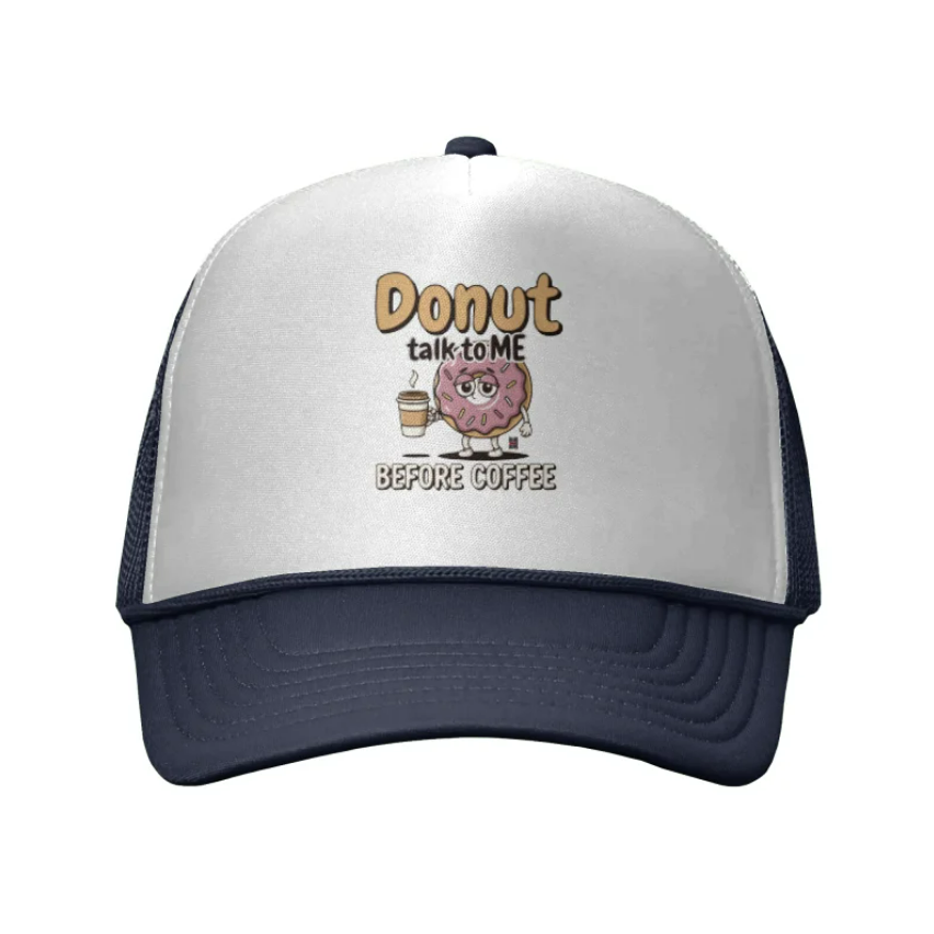 Navy donut hat