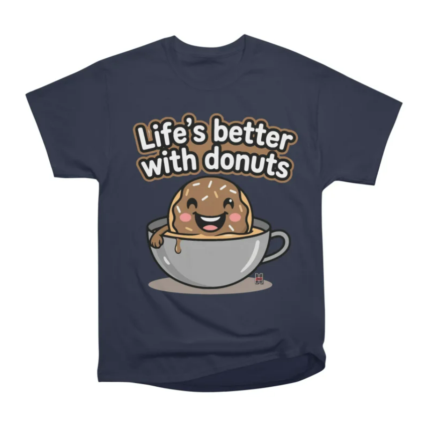 Navy donut shirt