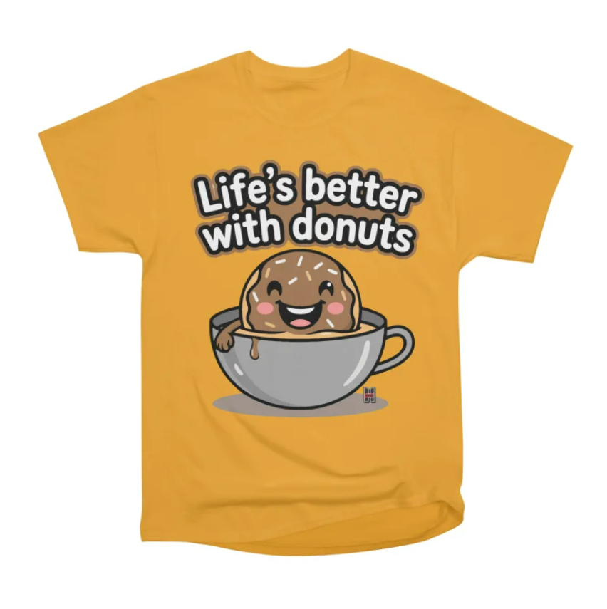 Orange donut shirt