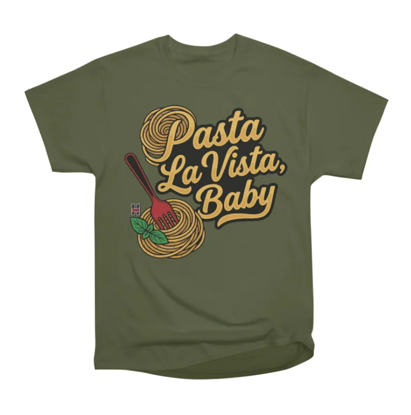 Pasta La Vista Baby Green T-Shirt