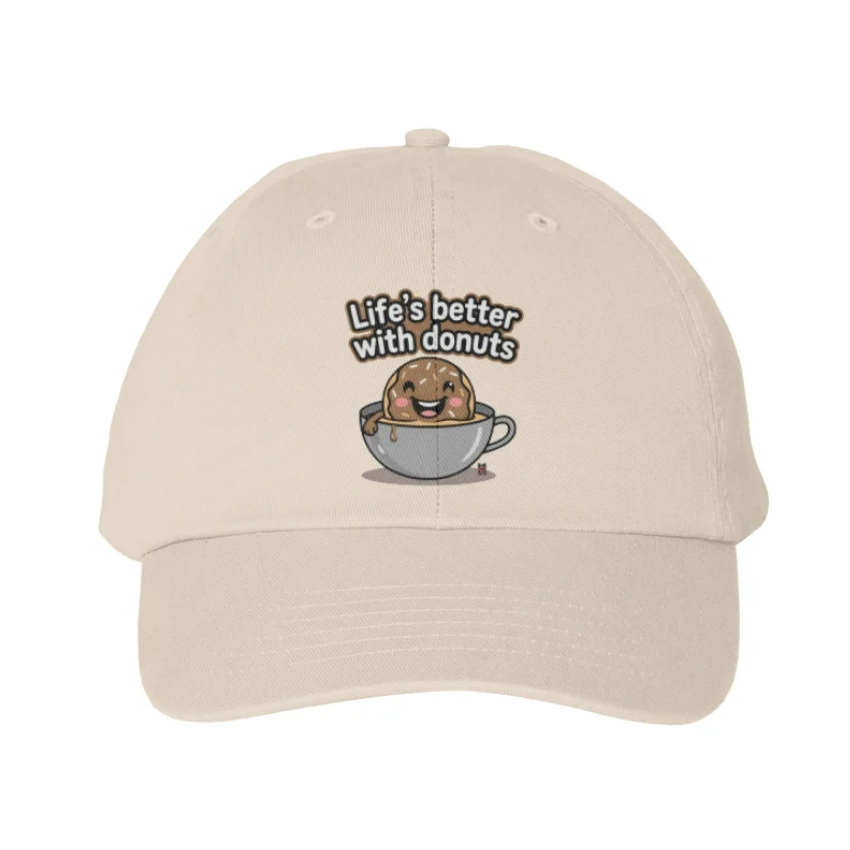 Pink donut cap