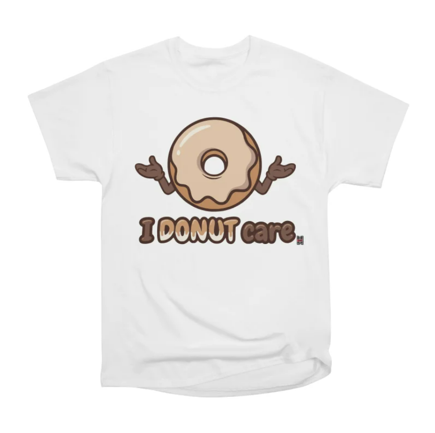 White donut shirt