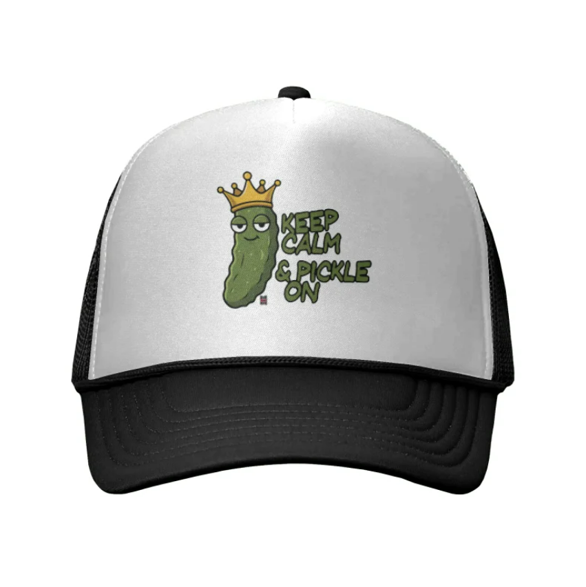 Pickle trucker hat