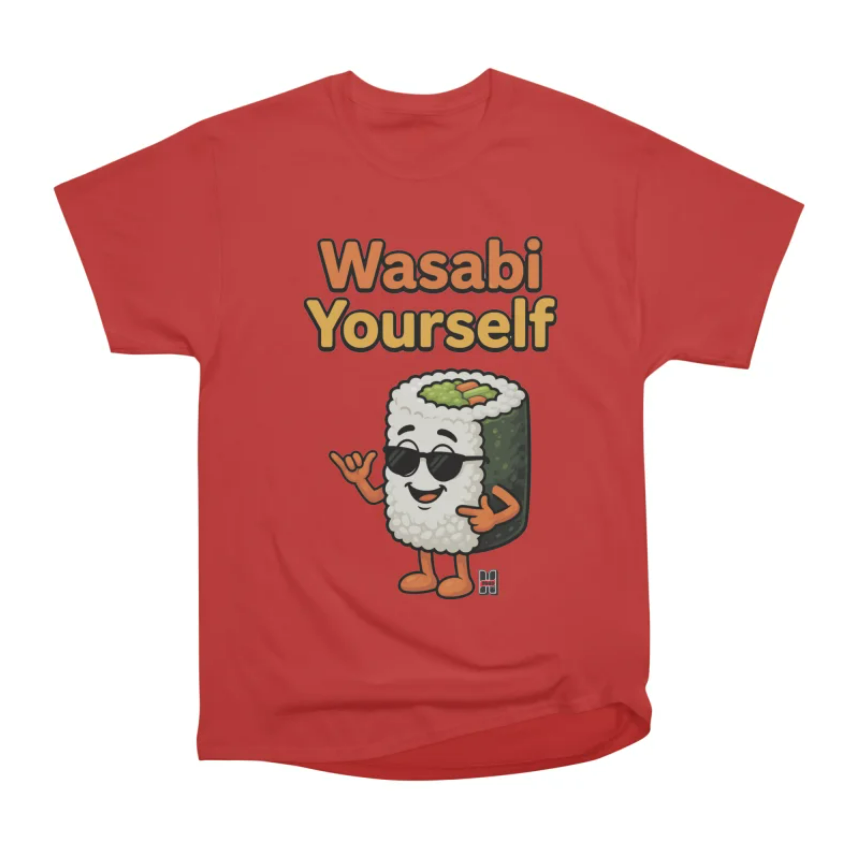 Wasabi Yourself Red Sushi T-shirt